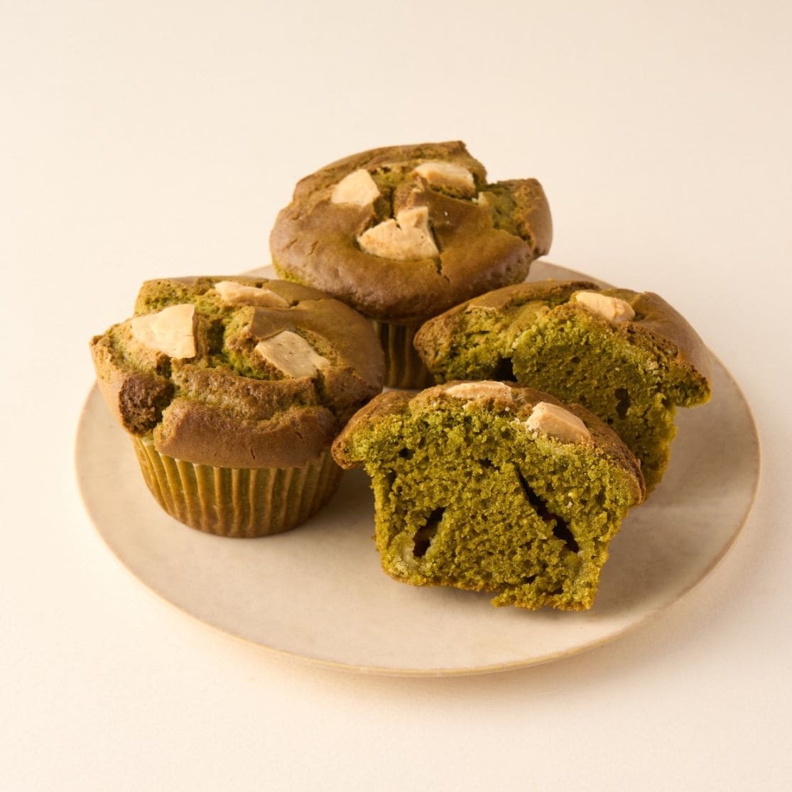 ＜季節限定＞抹茶とホワイトチョコレートマフィン（３個セット）