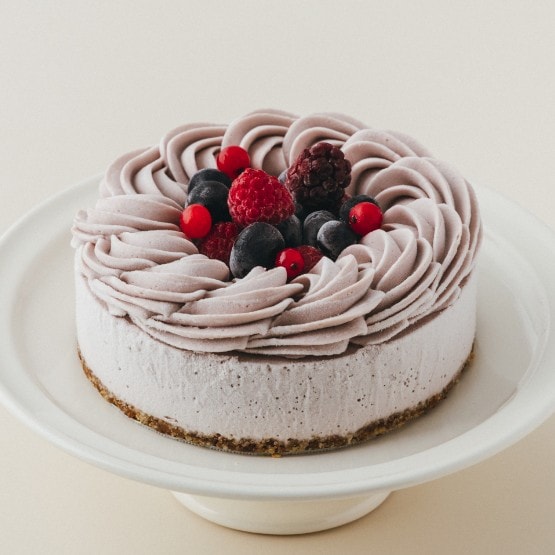 【Xmas専用】（12cm/4号)ヴィーガンローストロベリーケーキ（2～4名分）※12/12以降のお届け