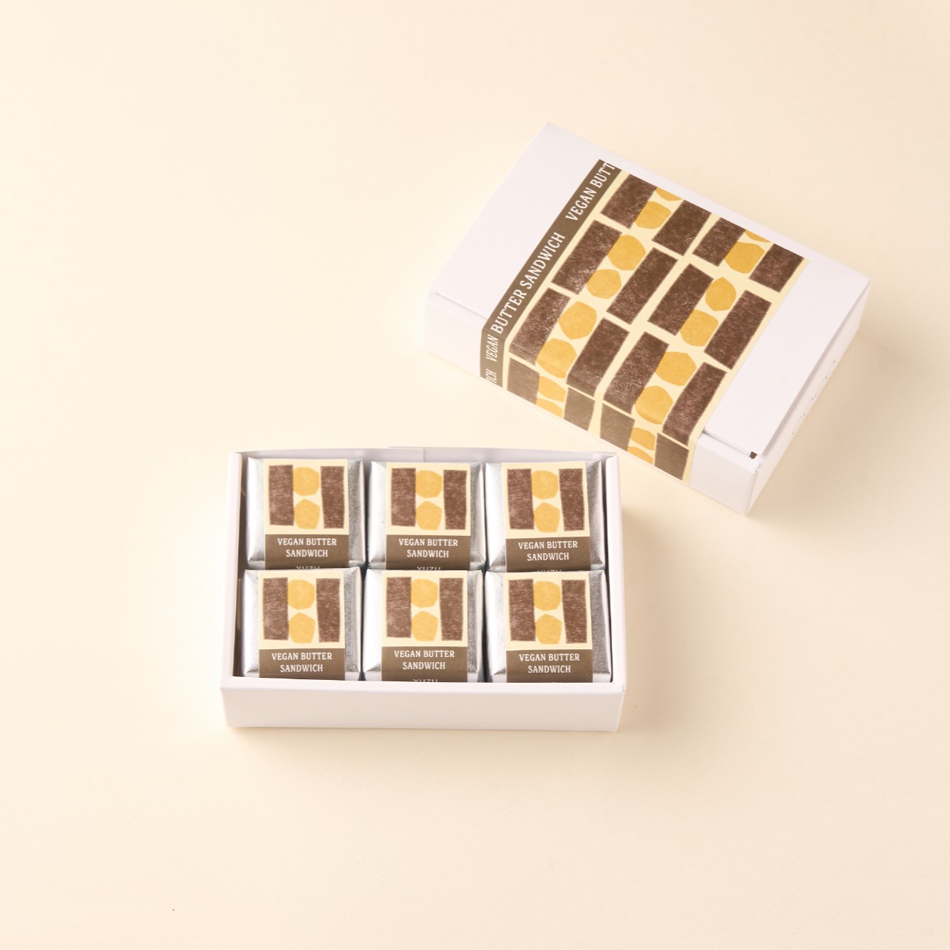 【期間限定】ヴィーガンバターサンド　柚子＆チョコレート(6個セット)