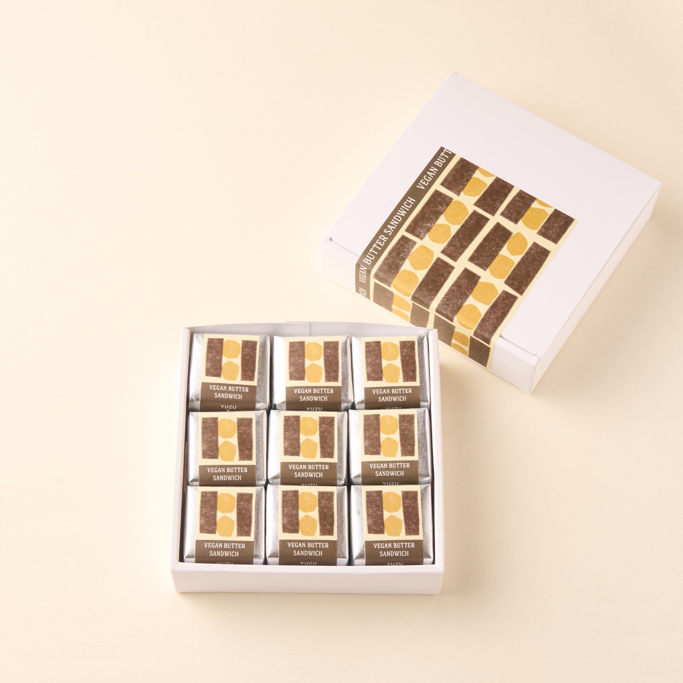 【期間限定】ヴィーガンバターサンド　柚子＆チョコレート(9個セット)