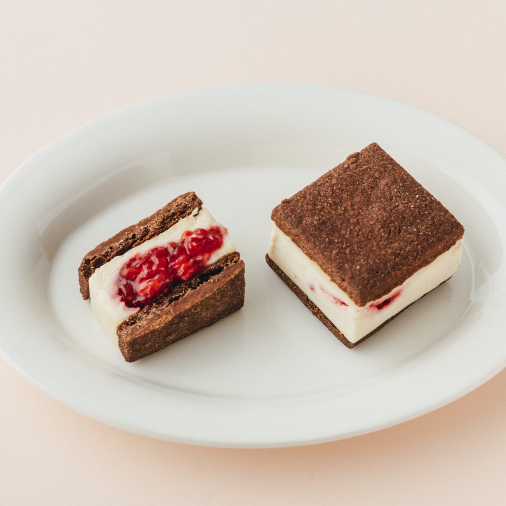 【期間限定】ヴィーガンバターサンド　ストロベリー＆ホワイトチョコレート(3個セット)