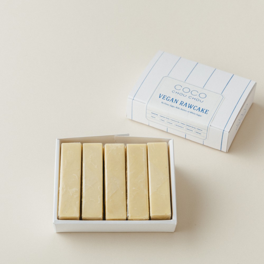 【マンゴー】ヴィーガンローケーキ（５本セット）