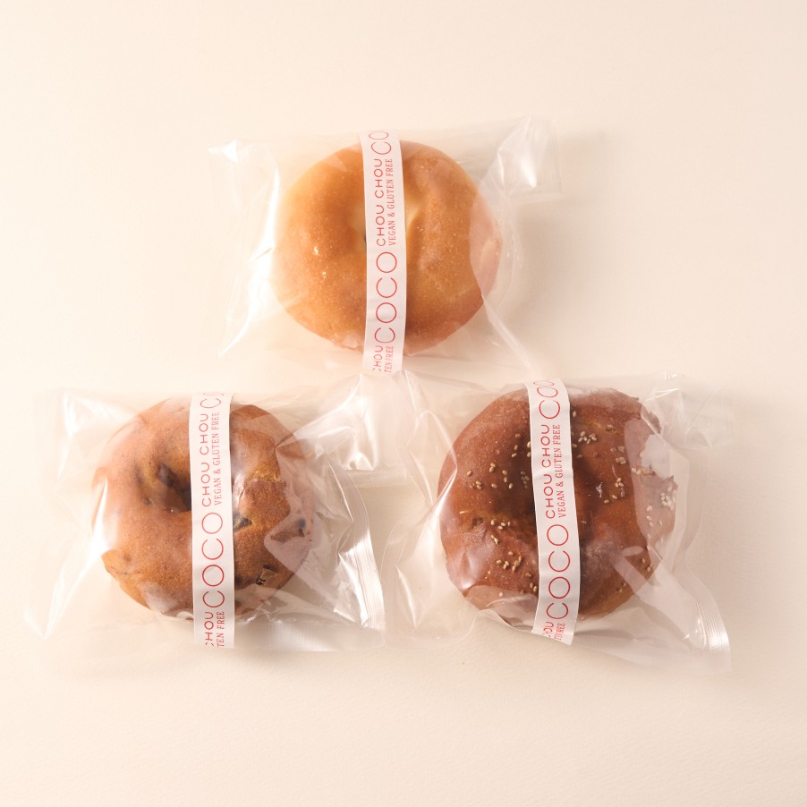 <バラエティセット>米粉ベーグル・ソルガムパン・バケット