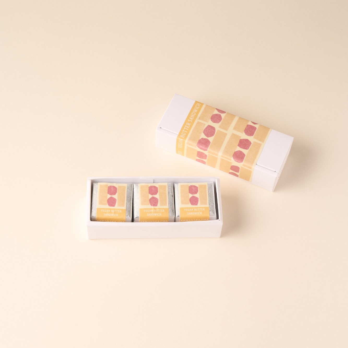 ＜期間限定＞信州ヴィーガンバターサンド 川中島白桃(3個セット)