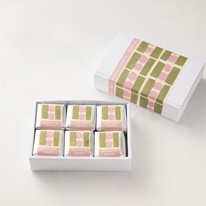 【期間限定】ヴィーガンバターサンド　さくら(6個セット)