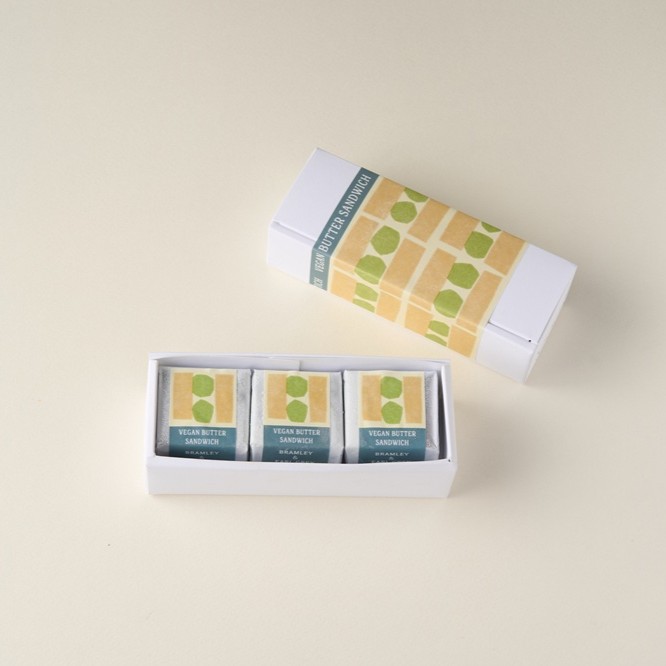 ＜季節限定＞信州ヴィーガンバターサンドブラムリー＆アールグレイ（3個セット）