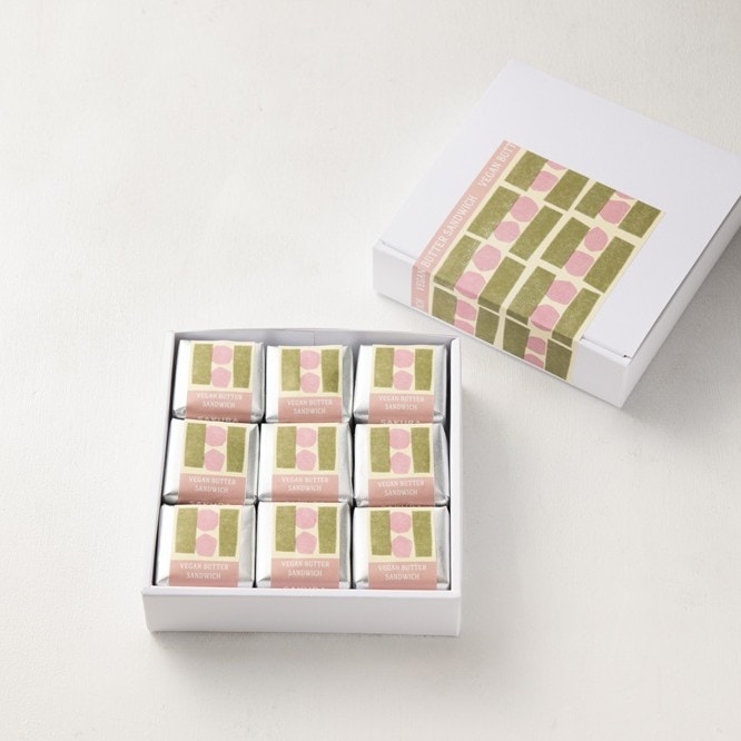 【期間限定】ヴィーガンバターサンド　さくら(9個セット)
