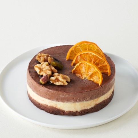 【15cm】ヴィーガンオレンジ&チョコレートケーキ