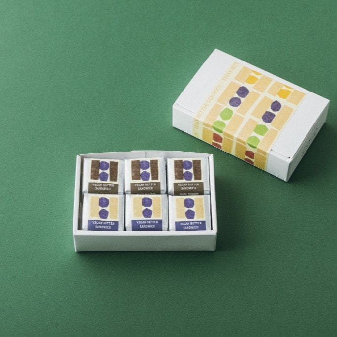 ＜期間限定アソート＞信州ヴィーガンバターサンドラムレーズンチョコレート・巨峰(6個セット)