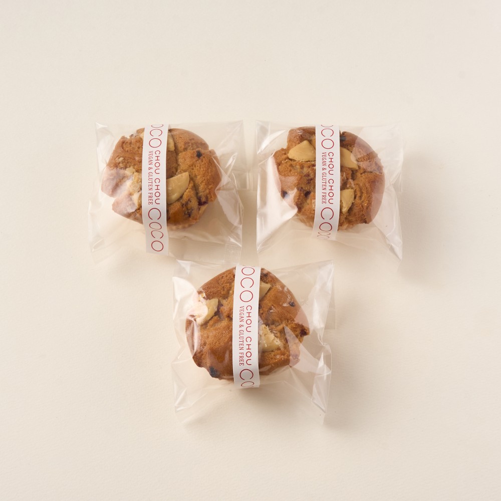 ＜季節限定＞ラズベリー＆ホワイトチョコレートマフィン（３個セット）