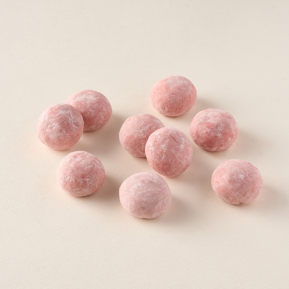 ＜スリーブ付き＞紅白スノーボール ストロベリー＆ヘーゼルナッツ