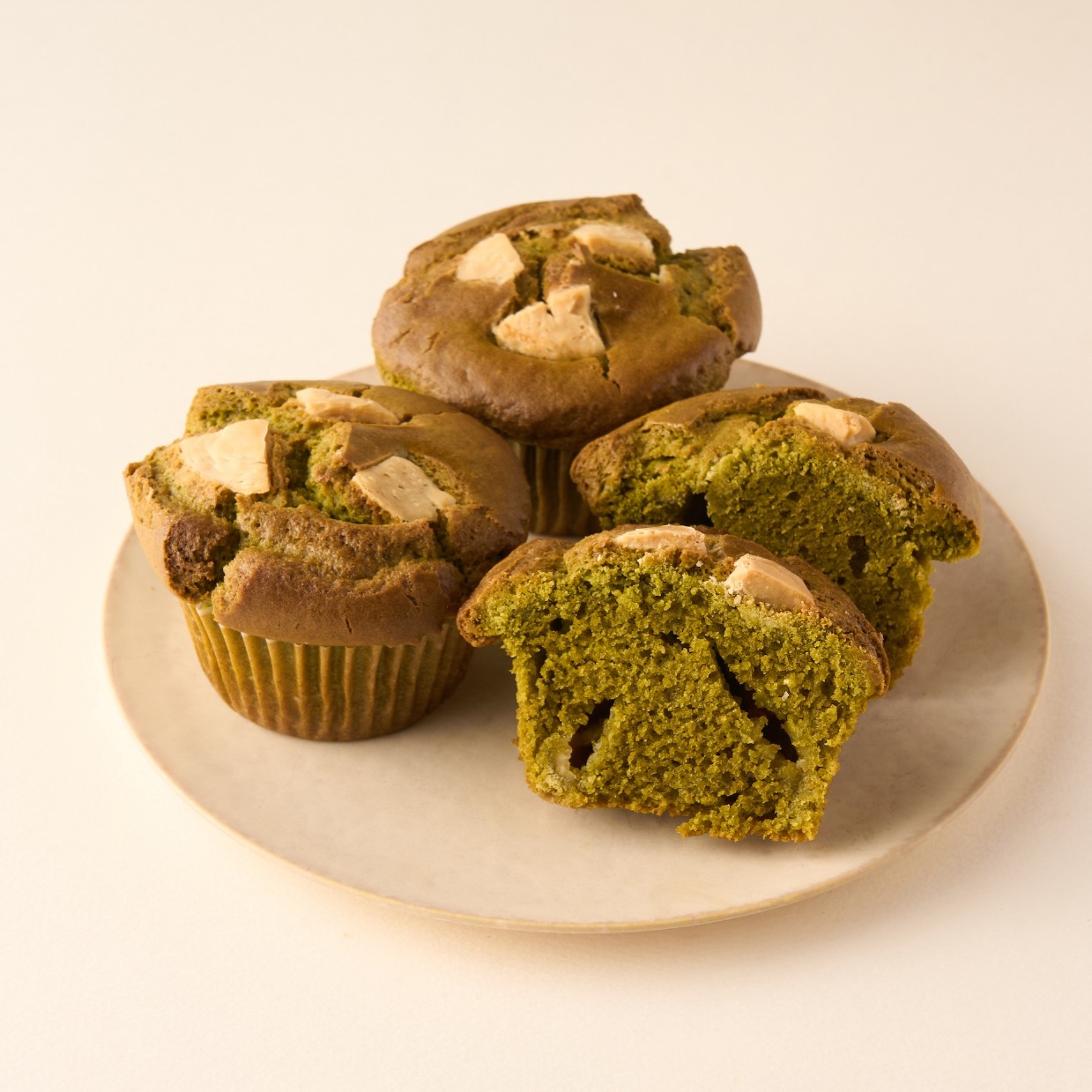 ＜季節限定＞抹茶とホワイトチョコレートマフィン（３個セット）