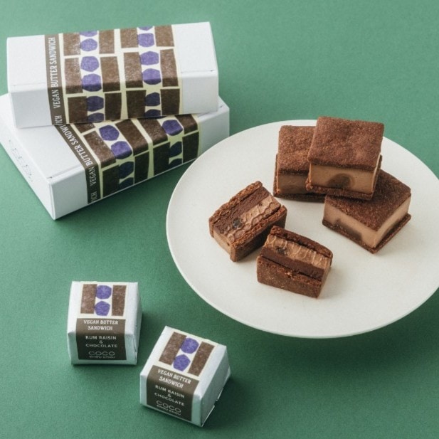 【期間限定】信州ヴィーガンバターサンドラムレーズンチョコレート(3個セット)