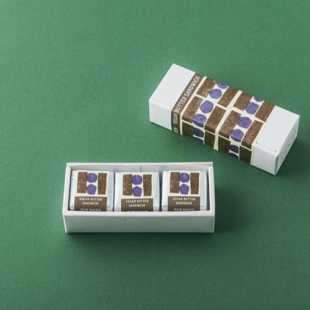 【期間限定】信州ヴィーガンバターサンドラムレーズンチョコレート(3個セット)
