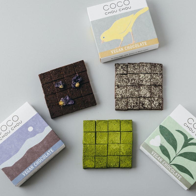 ＜薫る３種＞ヴィーガン生チョコレート（アールグレイ・抹茶・ジンジャー）