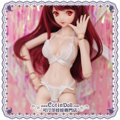 ڣģĥɥ쥹 Lace Bra & Panty Lingerie Set-ۥ磻 (SSL/DDdy) SMART DOLL(SL)