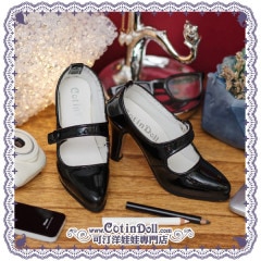 Smart Doll / DD 【靴】 Black High Heels 黒いハイヒール S008