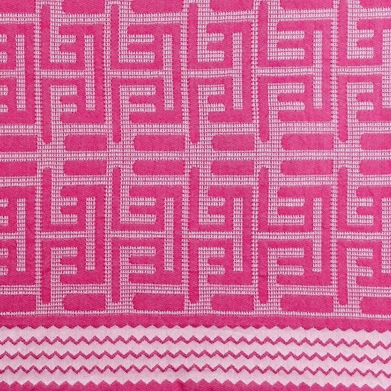 African Jacquard クバワッフル・タオル(Sサイズ) ピンク