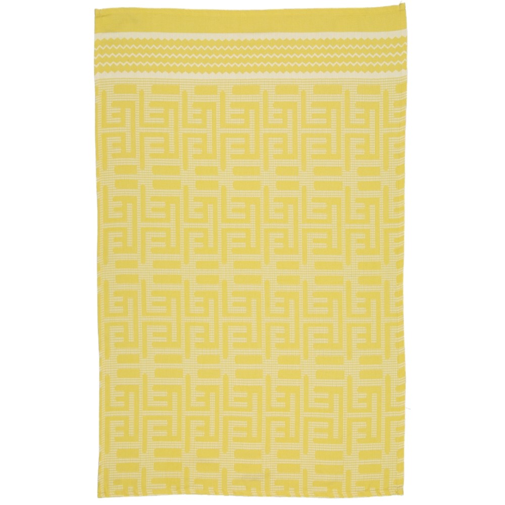African Jacquard クバワッフル・タオル(Sサイズ) シャトルーズ