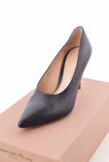 Gianvito Rossi CAMOSCIO NERO ݥƥåɥȥ 쥶 ѥץ