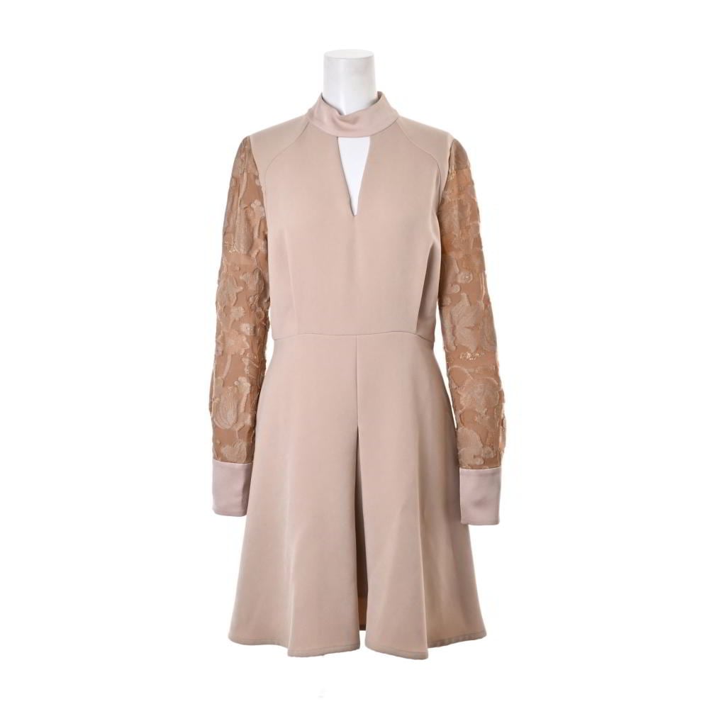 まーmama♡ページ Mame Kurogouchi ジャガードスリーブ A-Line ドレス | ALL ITEM