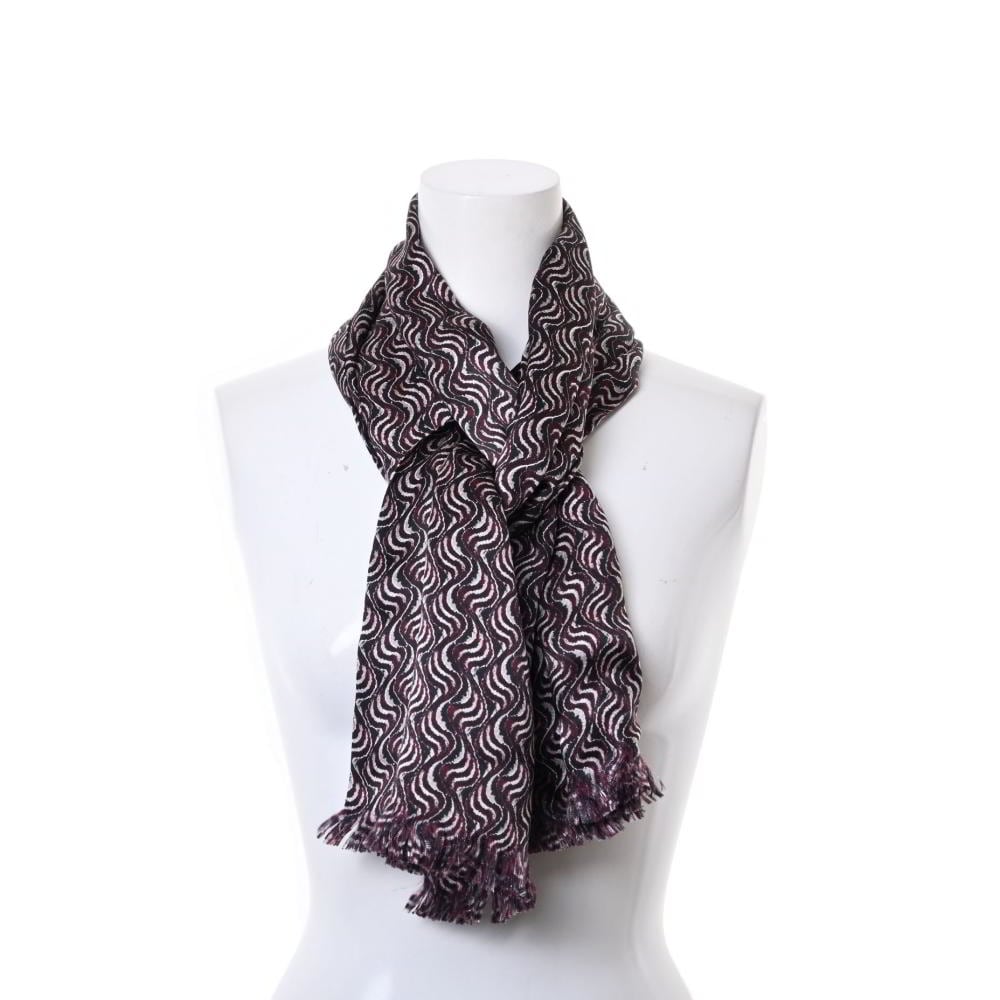 ドリスヴァンノッテン・プリントストール DRIES VAN NOTEN - ドリスヴァンノッテン リーフプリント