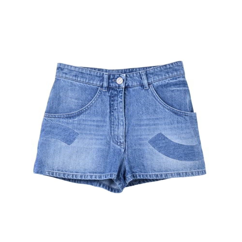 CHANEL デニムショートパンツ 38 CHANEL シャネルデニムショートパンツサイズ:38