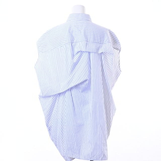 B471/ENFOLD WINTER SHIRT ストライプ バンドカラー 38
