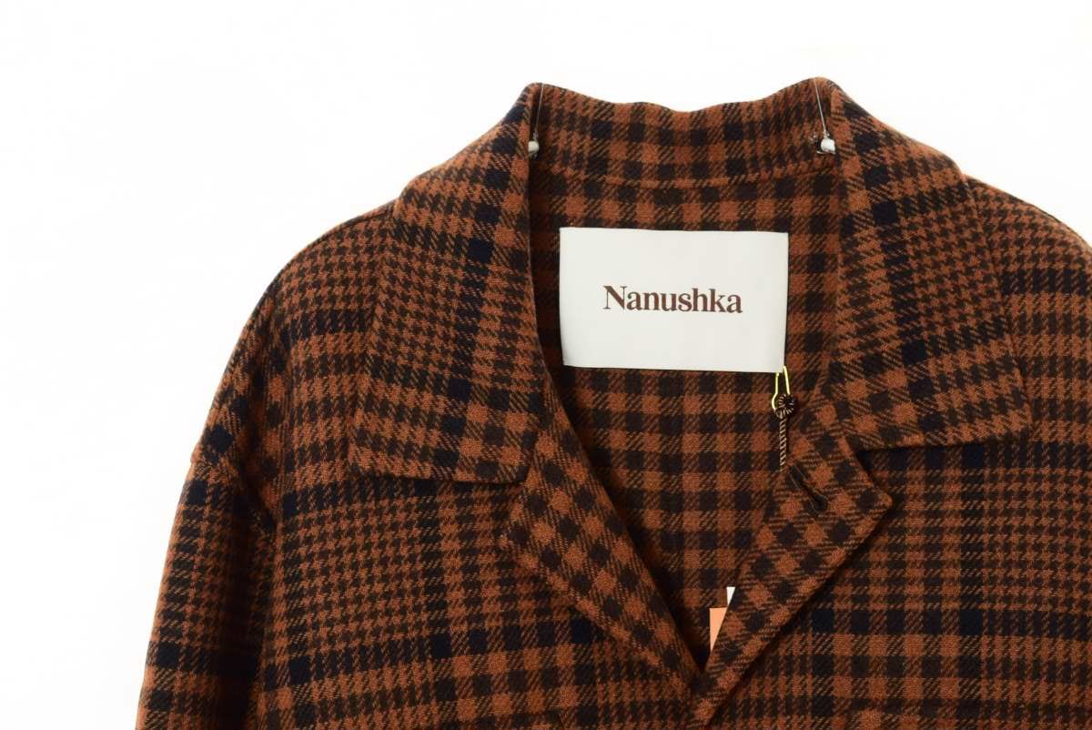 【好評にて期間延長】 Nanushka チェック オーバーシャツジャケット | ALL ITEM ジャケット・アウター