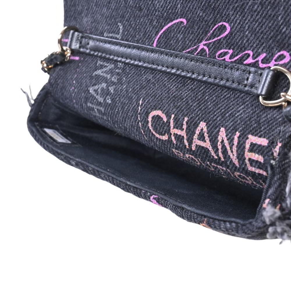 【限定プリントデニム柄♪】CHANEL マキシ マトラッセ バッグ 限定プリントデニム柄♪】CHANEL マキシ マトラッセ バッグ
