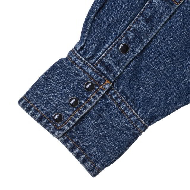 sacai 装飾　デニムシャツ sacai(サカイ) 再構築デニムシャツ 17-01406M インディゴ サイズ
