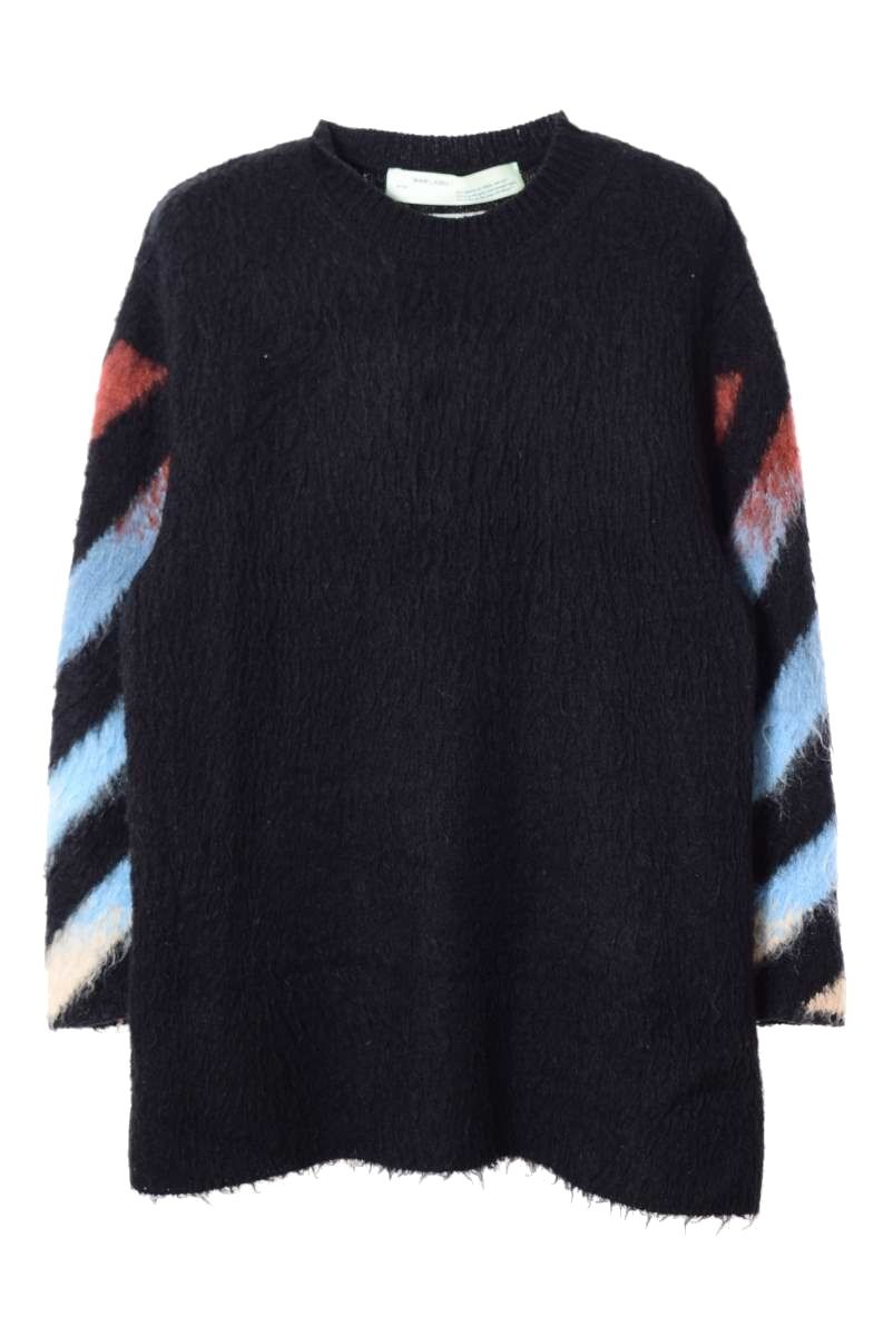 OFF-WHITE DIAG BRUSHED モヘア混 ニット | ALL ITEM | CYCLE HEARTS