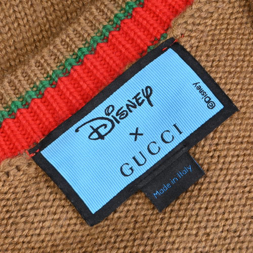 GUCCI × Disney ウェブライン Vネック ウール ニット | ALL ITEM