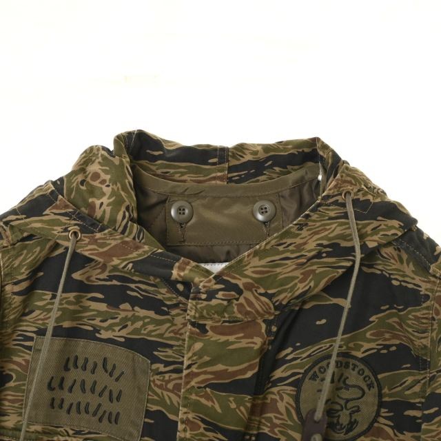 【スーパーセール】 GLAMOUR HYSTERIC × ALL | モッズコート タイガーカモ PEANUTS ジャケット・アウター