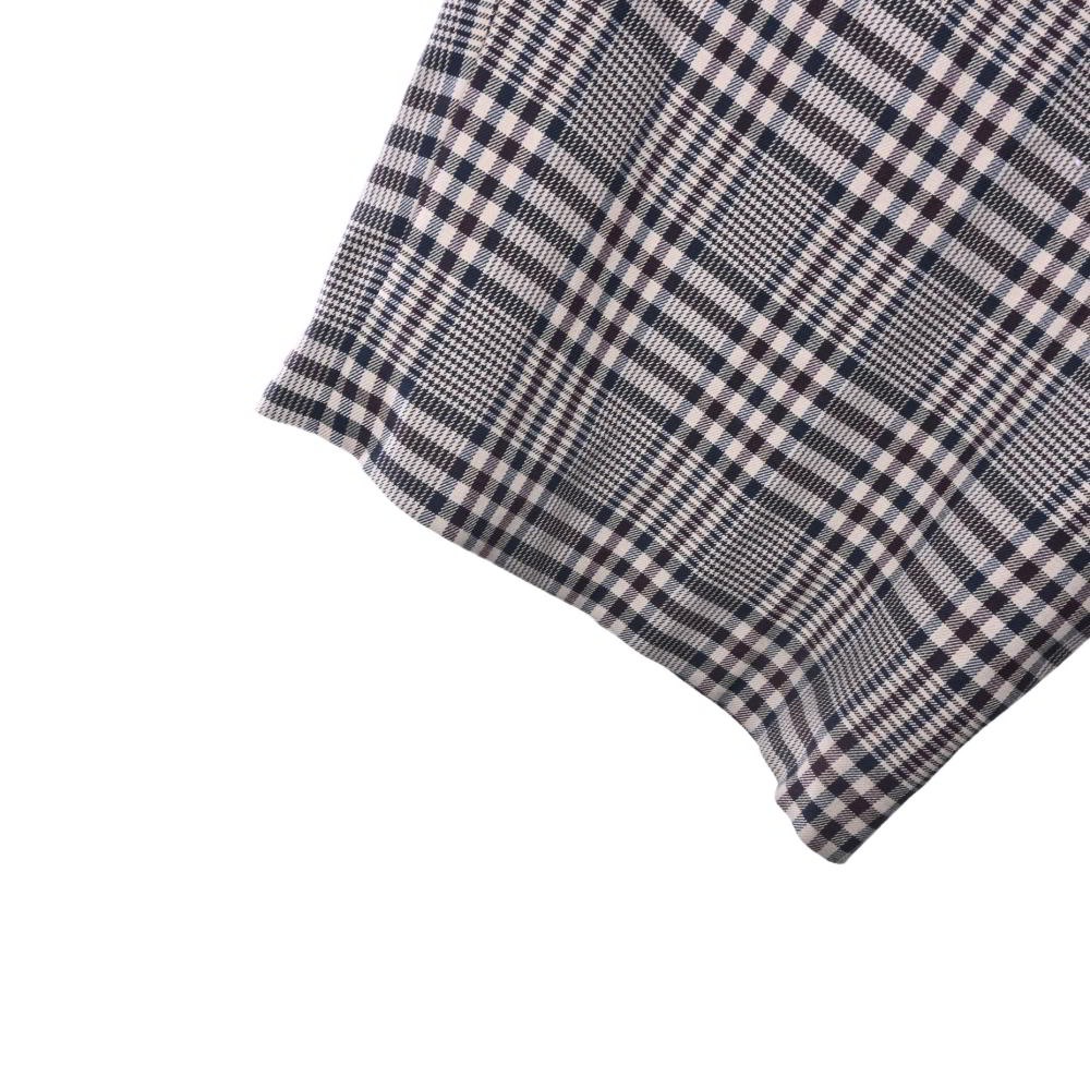 kolor チェックパンツ kolor チェック柄 ワイドパンツ サイズ1 （kolor チェック