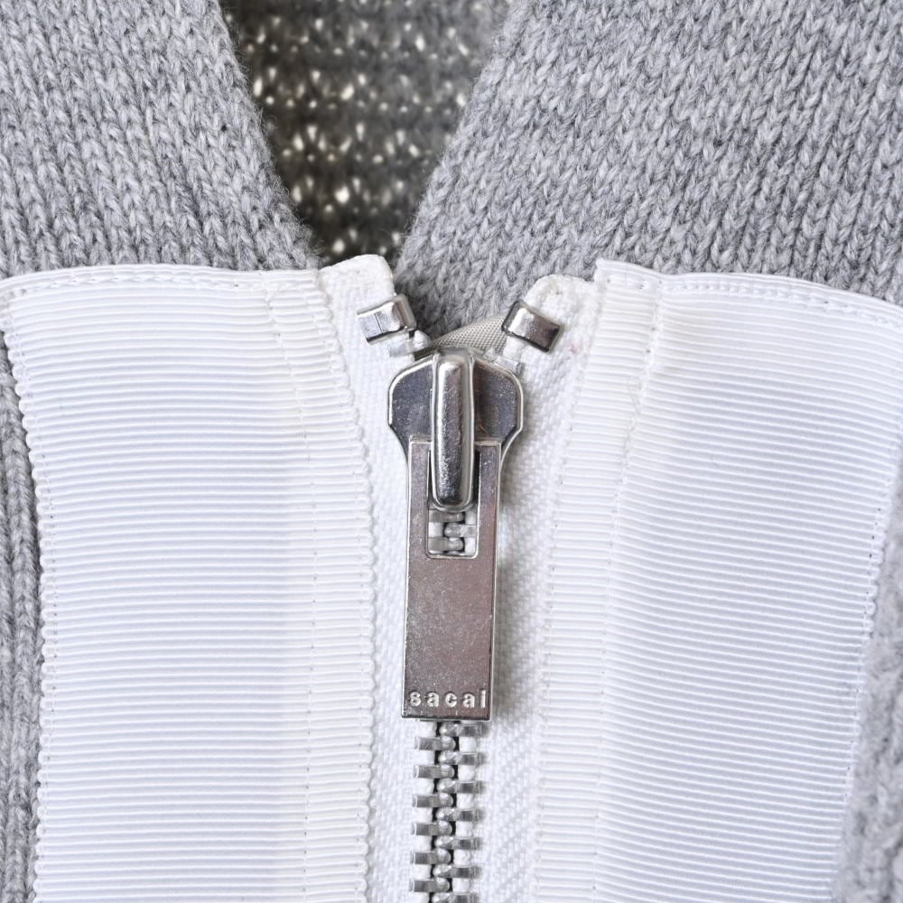 Sacai ウール ドッキング ニットコート | ALL ITEM | CYCLE HEARTS