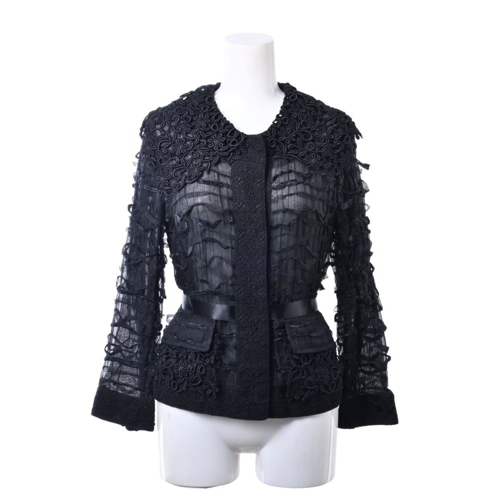 DOLCE & GABBANA レース シルク ジャケット 花柄