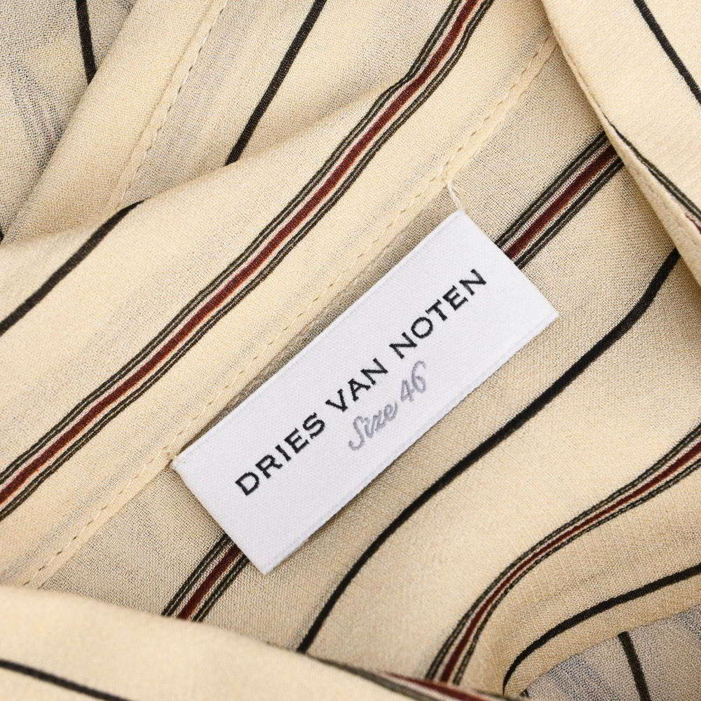 DRIES VAN NOTEN ライカ期 ストライプシャツ dries van noten 21aw ストライプシャツ - メルカリ