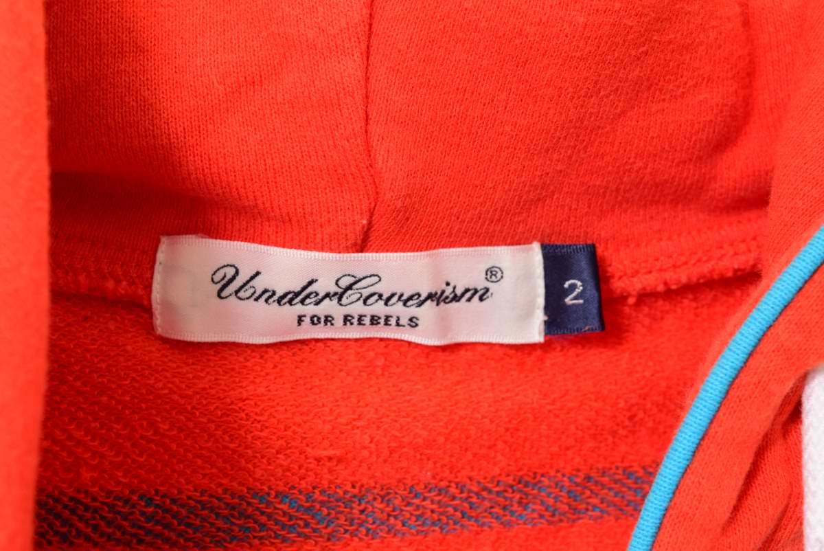 UNDERCOVER(アンダーカバー)サイドジップ ダメージ ボーダー サイズ4 UNDERCOVER ボーダー ジップ パーカー | ALL ITEM | CYCLE HEARTS