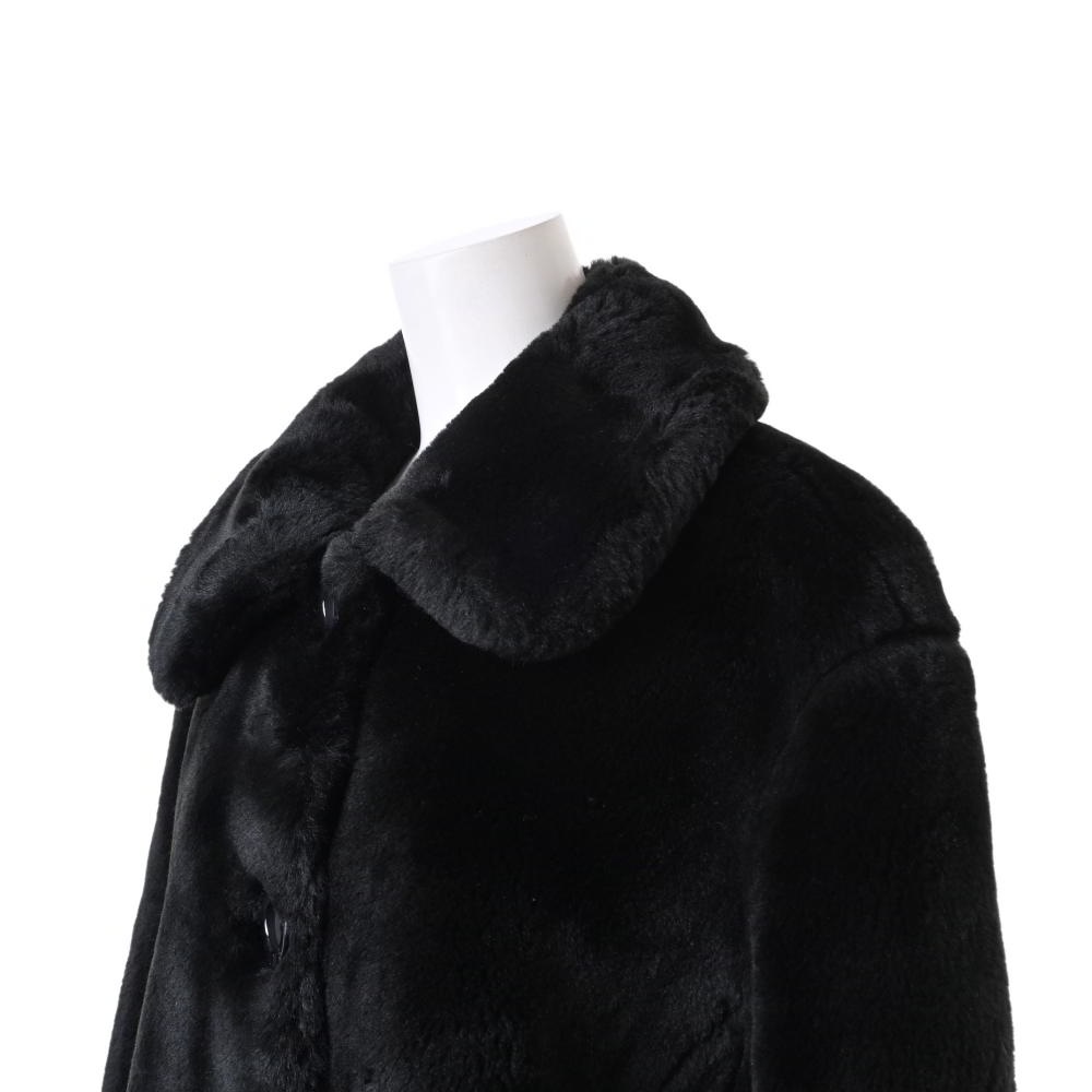 FENDI ヴィンテージ ロゴライン フェイクファー ジャケット