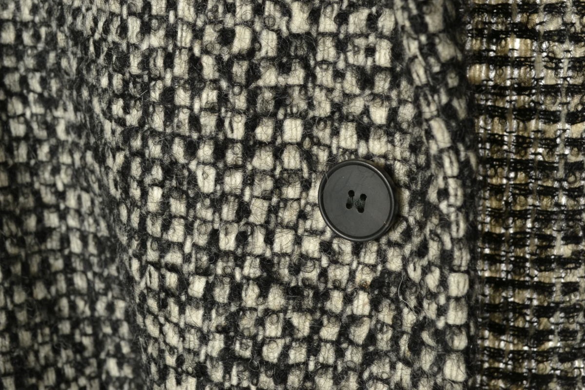 Haider Ackhermann ウーブン シングル チェスター コート Haider Ackermann ウーブン シングル チェスター コート | ALL