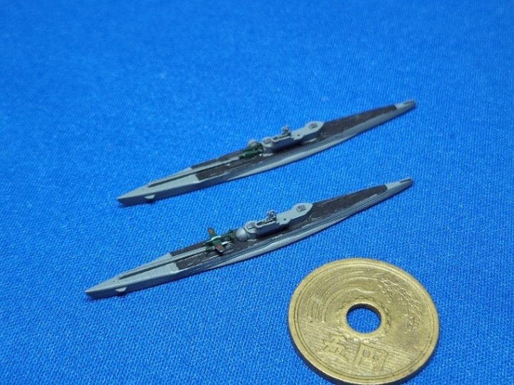 1/2000 巡潜甲型改二（伊-13型潜水艦）（2隻セット・UVレジン版）