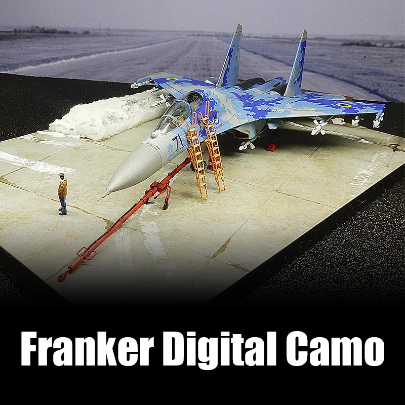 希少　Su-27 フランカー　ウクライナ空軍　デジタル迷彩　1/72 Su-27 フランカー “ウクライナ空軍 デジタル迷彩” | 株式会社