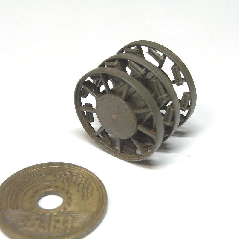 1/144 自走爆雷パンジャンドラム（三輪タイプ） の販売 DAMEYA-NET