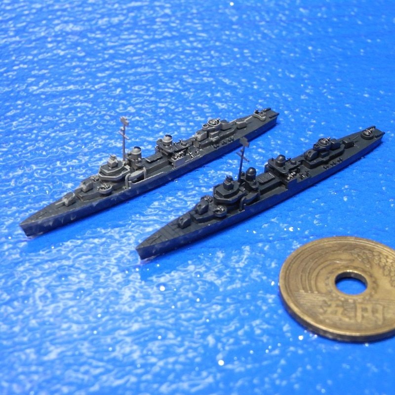 1/2000 フレッチャー級駆逐艦後期型（UVレジン版・2隻セット）
