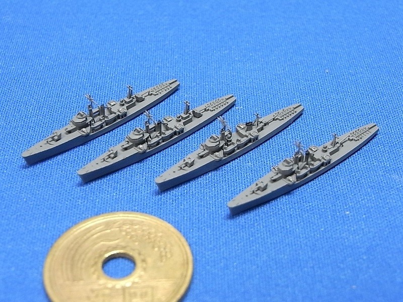1/2000 丁型海防艦（4隻セット）