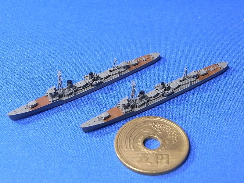 1/2000 陽炎型駆逐艦（UVレジン版・2隻セット）