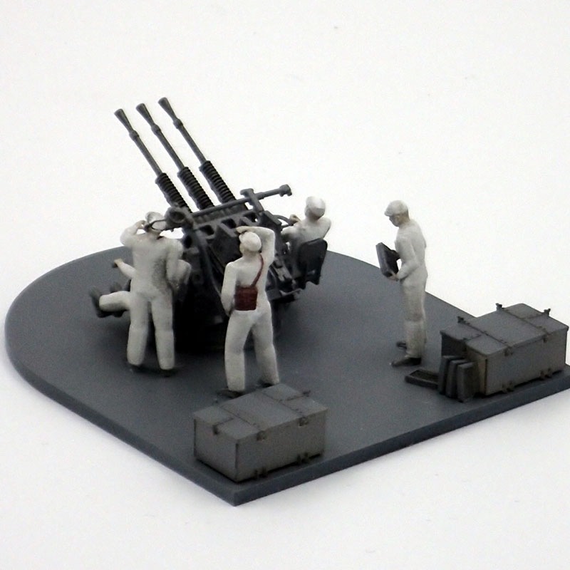 1/72 IJN 96式25mm三連装機銃＆兵員セット の販売 DAMEYA-NET