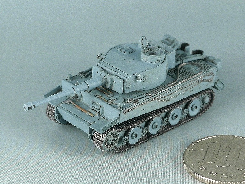 1/144 ティーガー１初期生産型 鉄道輸送用履帯装備