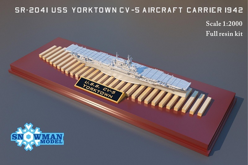 1/2000 アメリカ海軍 CV-5 航空母艦 ヨークタウン の販売 DAMEYA-NET